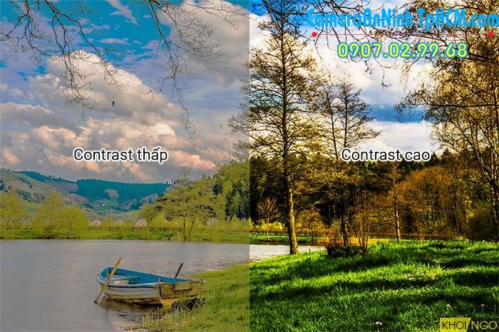 Độ tương phản contrast là gì