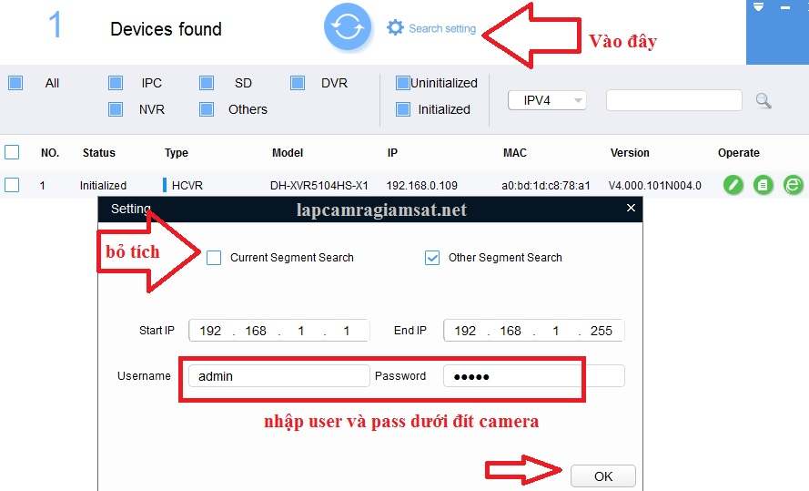 Cài đặt IP tĩnh cho camera IMOU